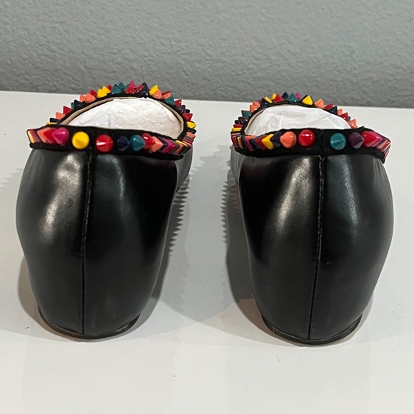 Multi Colored Faux Leather Flats - Picture 5 of 11